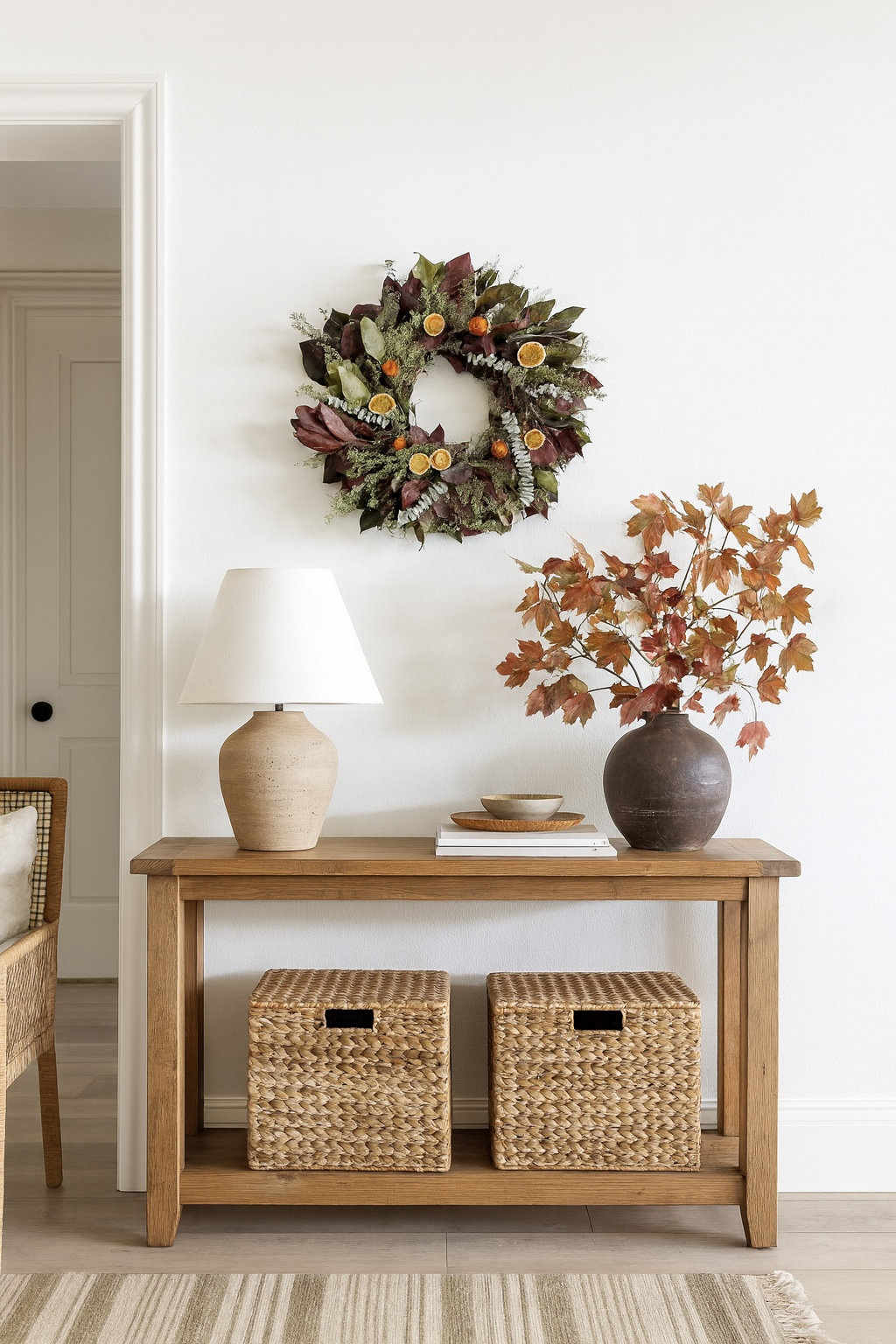 22" Handcrafted Eucalyptus Wreath