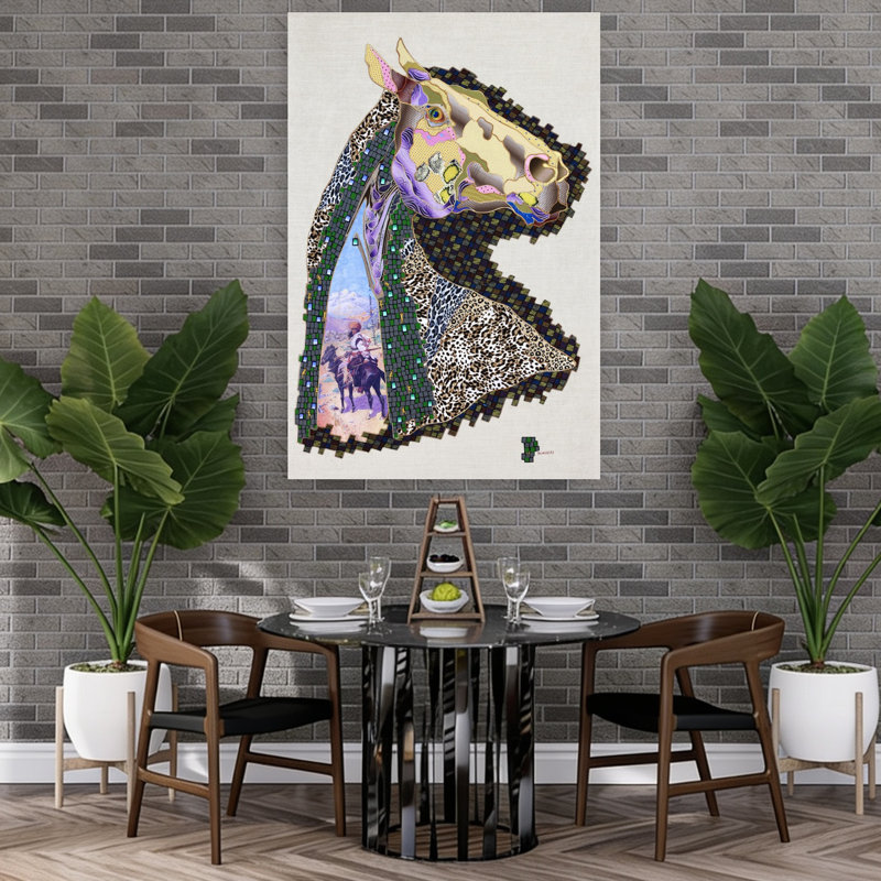 Art abstrait abstrait abstrait abstrait, 60" H x 40" W