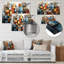 Cityscape Bluiding, collage géométrique I - impression sans cadre sur métal-594372035
