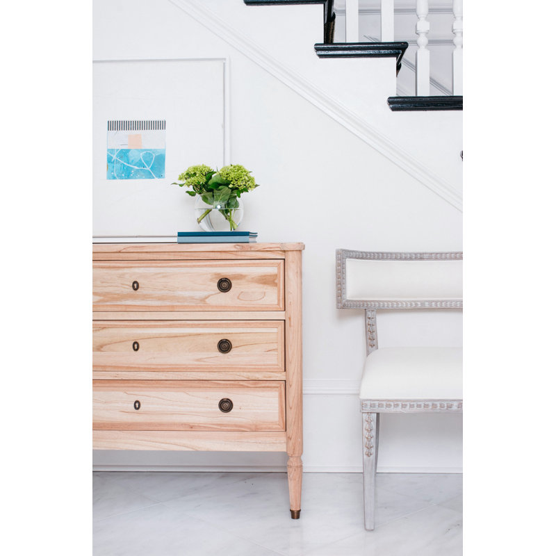 Louie XVI 3 - Drawer Solid Wood Dresser