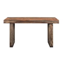 Modern Rustic Console Table - Soft Brown
