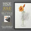 Vase californien I-Premium, impression encadrée prête à accrocher - aucun clou requis - aucun clou requis-482366401-482366425