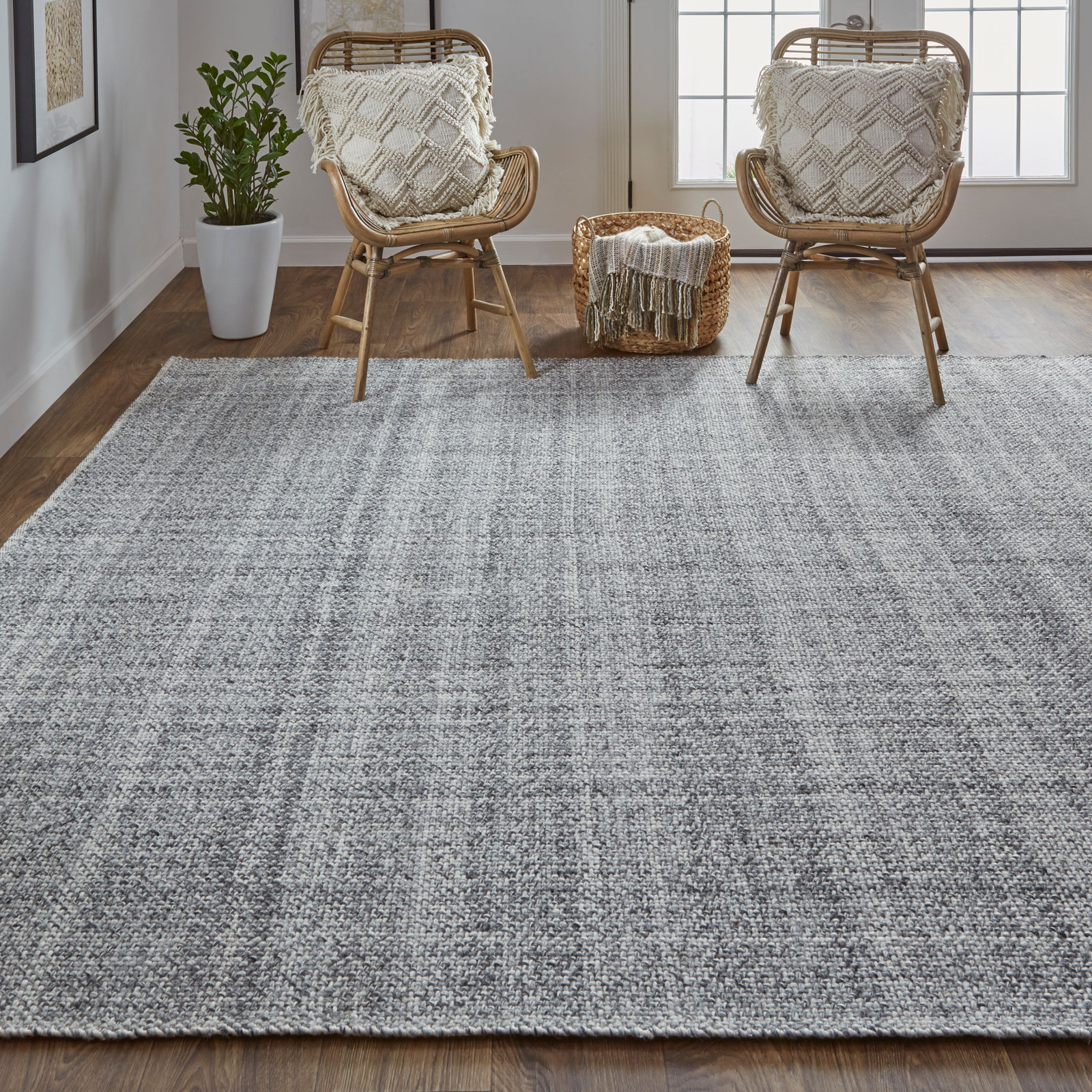 Fleurette Handmade Rug, Rectangle 10' x 14'