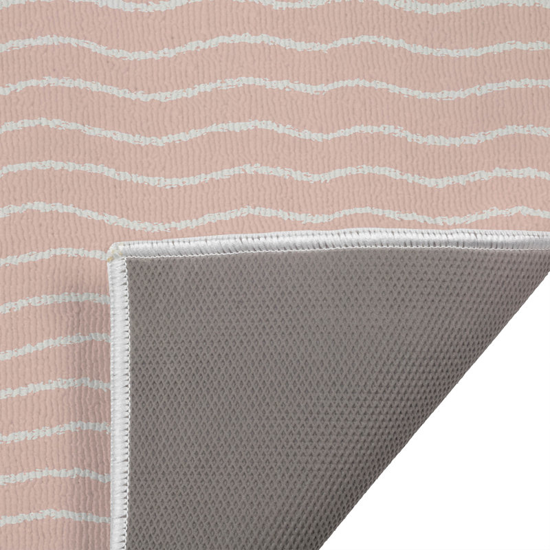 Paillasson Wave, L 17 po x L 24 po, Rose