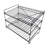 Syreeta 16" x 12.5" x 10" Wire Rack for Countertop Use with 3 Open Shelves, Black