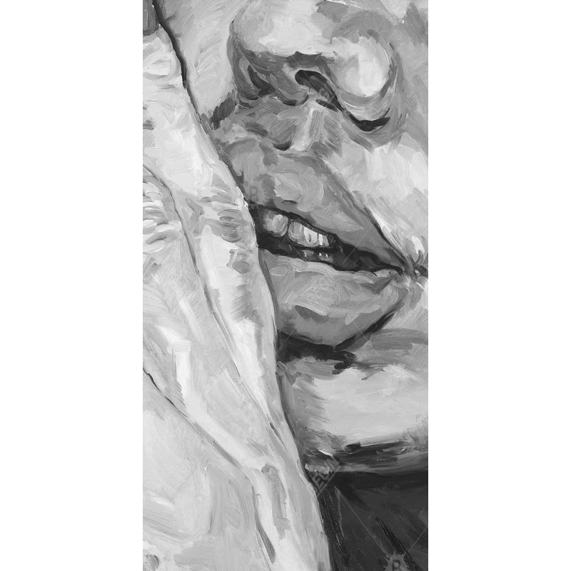 Luscious lips - 15.75"x31.50" Desk mat