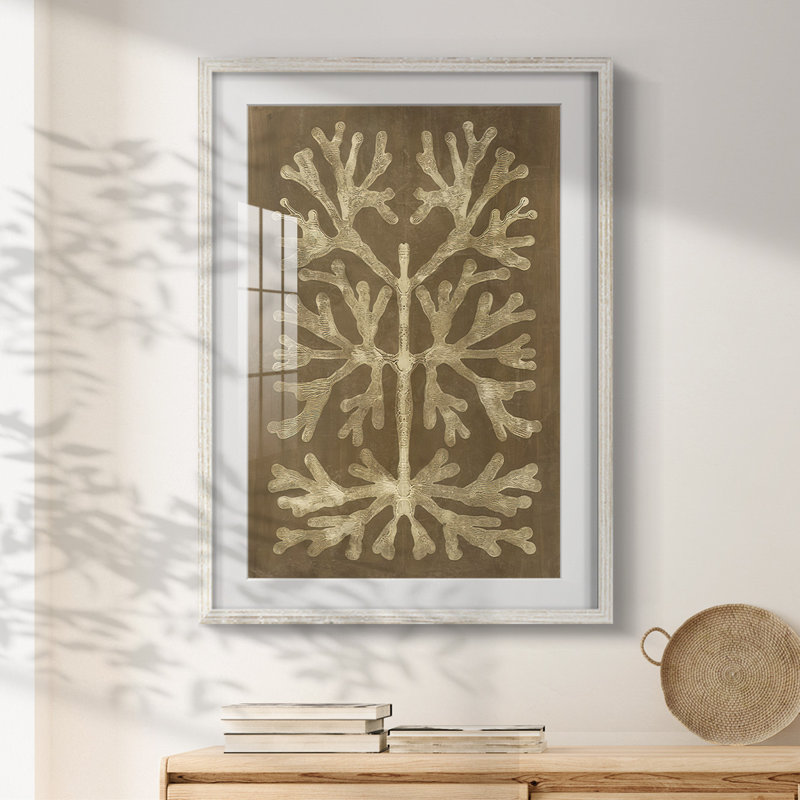 Curiosités de l'ombre imprimée I - impression encadrée, H 28,5 po x l 20,5 po, Blanc