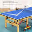 Table de ping-pong pliable d'intérieur avec roulettes