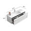 Meuble-lavabo blanc mat avec lavabo à surface solide 48 po Nevia