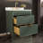 Solid wood Modern Freestanding Single Sink Bathroom Vanity with Engineered Marbl Top-1630363941-1630363943