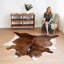 Gutirrez Brindle White Belly Cowhide Rug – Genuine Leather Area Rug-875310689