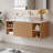 48" Modern Single Bathroom Vanity with Ceramic Basin
