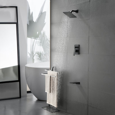 Robinet de baignoire et de douche à pression équilibrée à poignée unique, garniture seulement