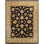 Hand Knotted Wool Oriental Area Rug in Black/Gold
