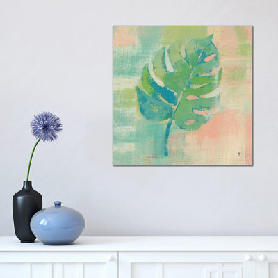 Beach Cove Leaves I by Studio Mousseau - Wrapped Canvas Painting