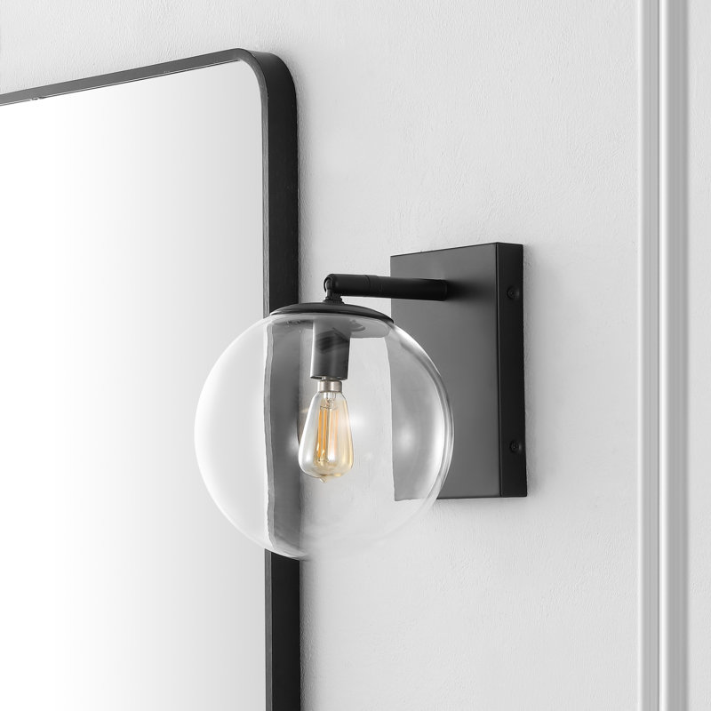 Ackworth Armed Sconce, Black