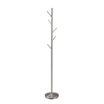 Zilker Freestanding Coat Rack in Matt Nickel