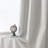 Leming Linen Like Polyester Blackout Room Darkening Grommet Curtain Pair-463402355-409431667