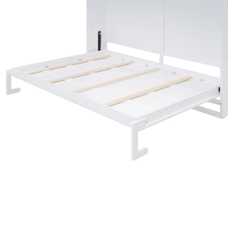 Full Size Murphy Bed Wall Bed With Top Cabinets