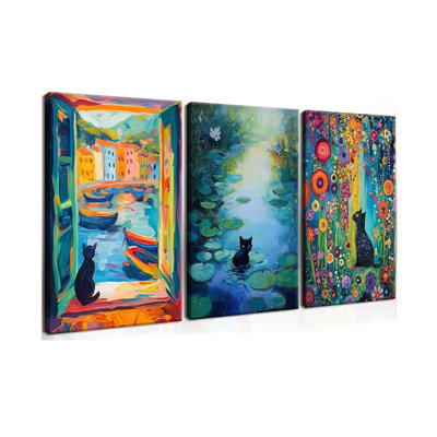 3 Piece Wrapped Canvas Set