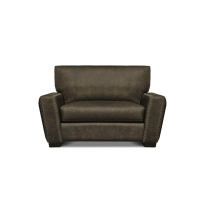 City Cowboy 78'' Leather Loveseat