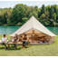 Tente Bell 4 saisons 13,1pi, beige et imperméable avec yourte Glamping Yourte, pour 8 personnes-128542335