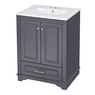 Meuble-lavabo 24 po avec lavabo en résine