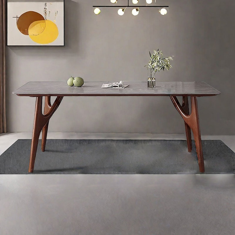 Petite table rectangulaire moderne de style nordique, H 29,53 po x L 59,06 po x l 35,43 po