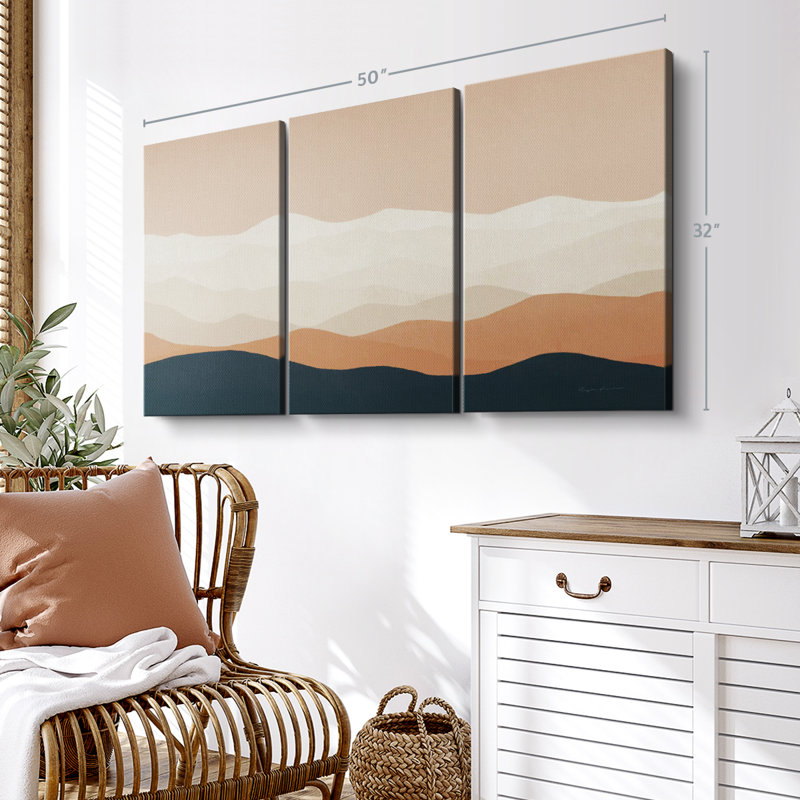 "Mojave Mountains II" sur toile, H 32 po x l 50 po x P 1,25 po