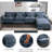 Stronski Upholstered U-Shaped Sectional Reversible-776452927