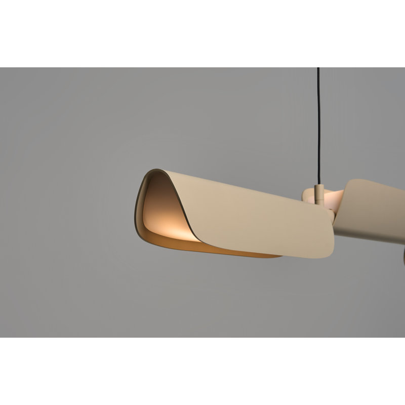 Eder 3 - Light LED Pendant, Oatmeal