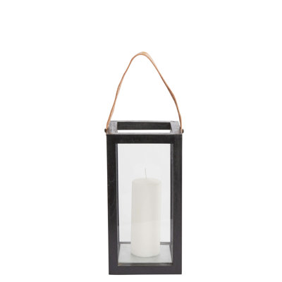 Wood Lantern Candle Holder
