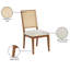 Chaise d'appoint en bois massif -225271288