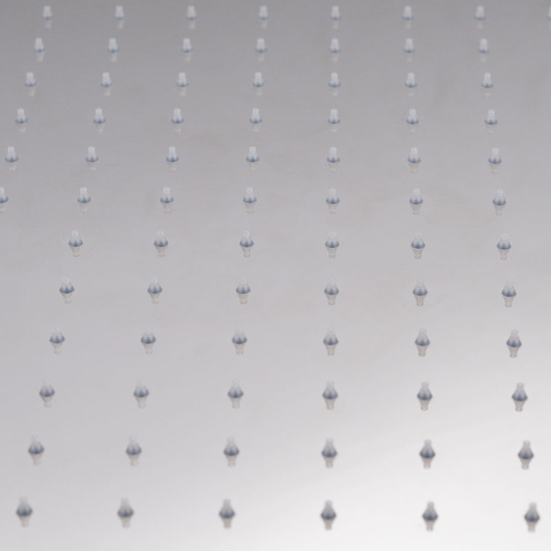 16" Square Thin Rainfall Shower Head with 1/2" IPS x 19" IPS Wall Mount 90-Degree Arm and Flange, Polished Chrome