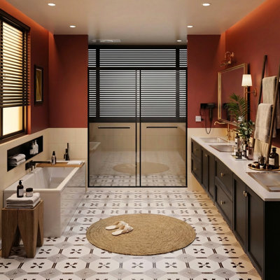 Porte de douche en aluminium de 60 pouces de large, double coulissante avec tampon à fermeture douce et imperméable pour douches sophistiquées. Panneaux spacieux de 60 x 72 pouces.