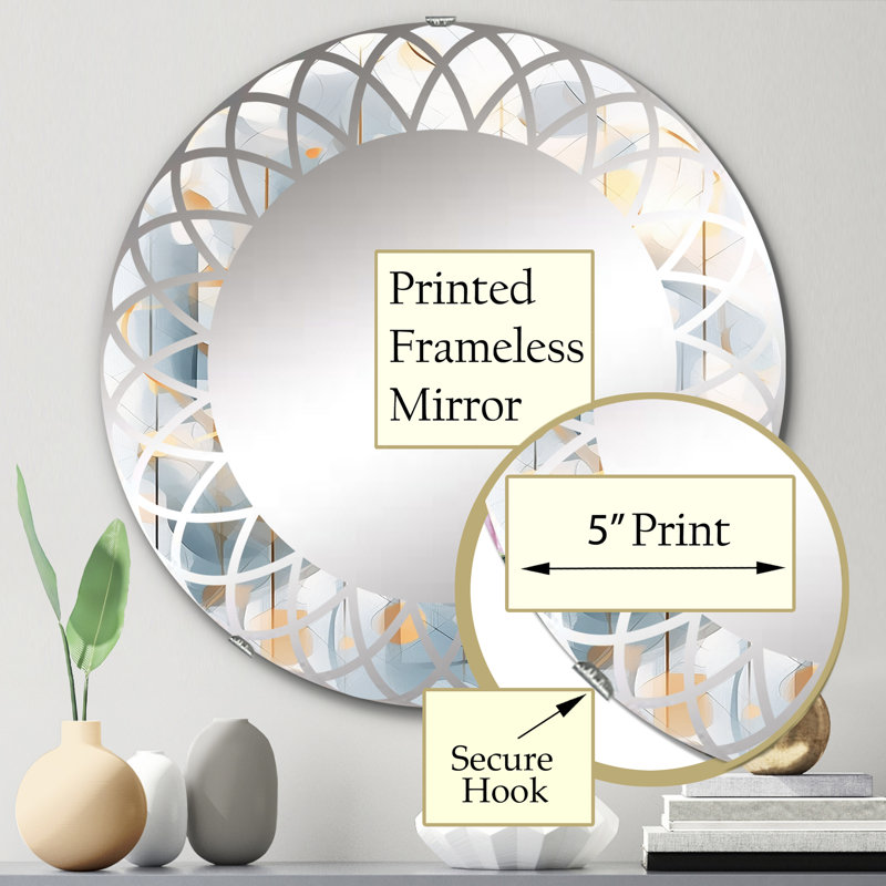 Miroir mural Fatouaki, 24 po x 24 po