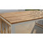 Table basse d'extérieur en acier thermolaqué Cannes