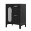 Meuble-lavabo 24 po avec lavabo, deux tiroirs et porte, tablette réglable-114222152