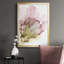 Floraison rose II, toile encadrée de qualité supérieure - prête à être accrochée-891870919-891870921