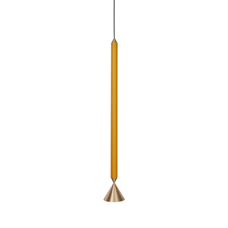 Apollo, 151" H x 4.92" W x 4.92" D, Turtledove/Aluminium
