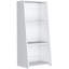 Bibliothèque blanche Arine - rangement polyvalent pour une maison soignée et élégante avec un style fonctionnel
