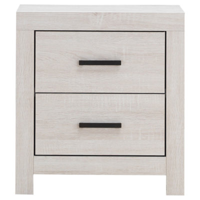 Axat 2-Drawer Manufactured Wood Nightstand