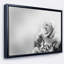 «Black and White Rose in Spring». Reproduction de photo sur toile tendue-26693863