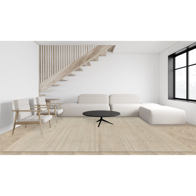 Wool Area Rug, Rectangle 5' x 9'