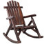 Chaise berçante en bois-100494529