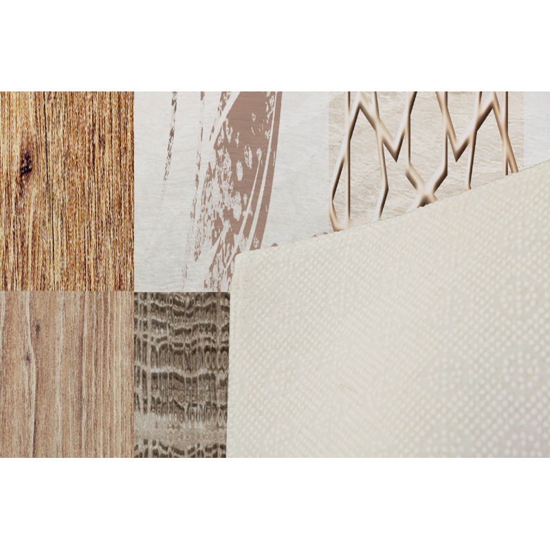 Elegant Hall Carpet, 3D Digital Print Design, 3.9 x 4.9 ft | 100% Polyester, Antibacterial, Non-Slip PVC Dot Underside, Pile Height: 0.04 in, Machine Washable, Perfect for Living Room & Entryway Decor