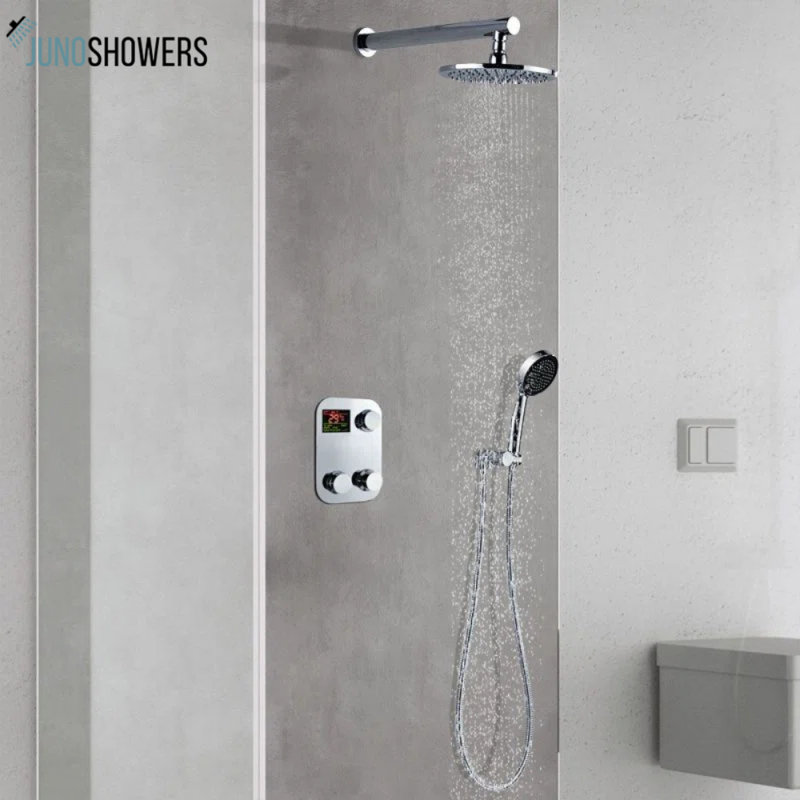 Ensemble de pomme de douche murale à affichage numérique 16 po Juno
