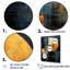Décoration murale géométrique noire et dorée Arches I - Formes abstraites-95869377-95869378