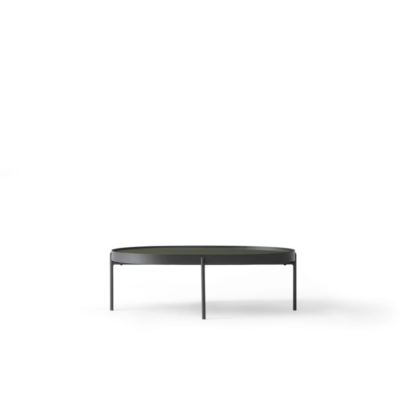 Norm Architects Coffee Table, 13.8" H x 38" L x 19.5" W, Brown