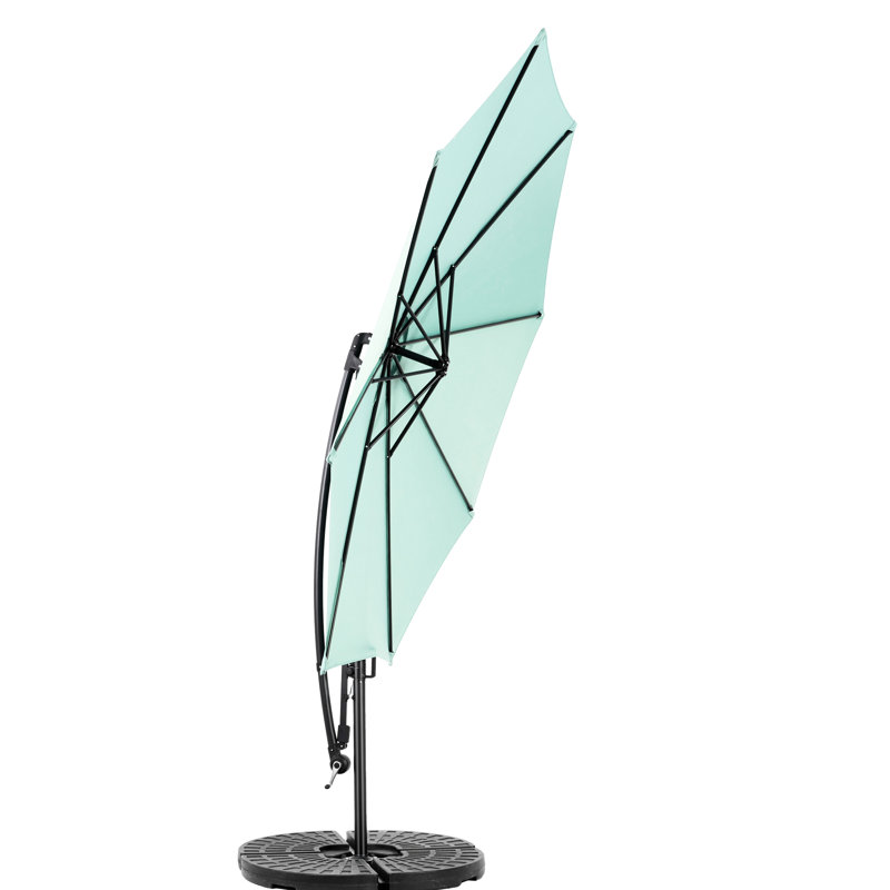Parasol de jardin de 10 pi pour un moment extérieur confortable - avec abat-jour et installation facile
